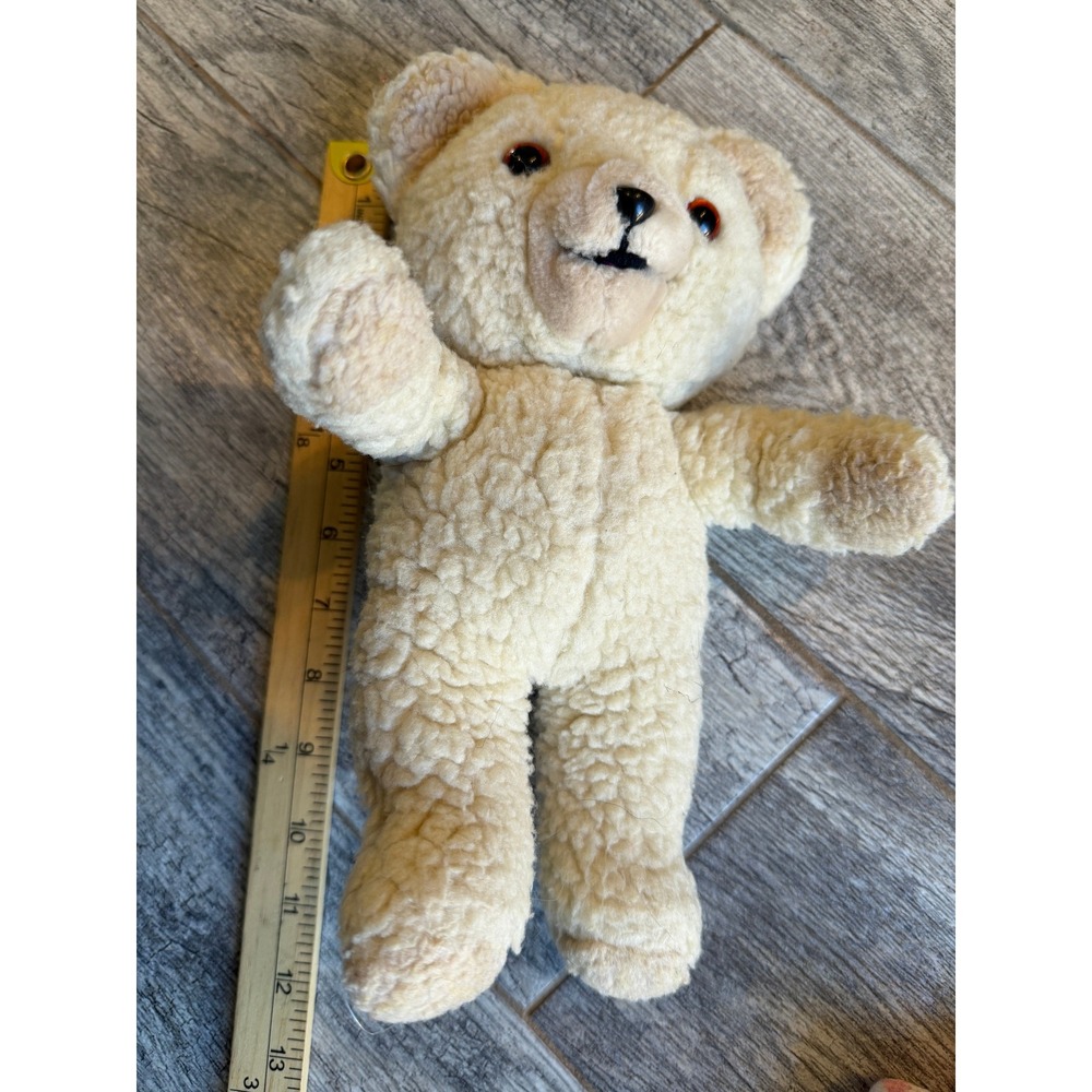 Snuggle Plush Teddy Bear 1986 Vintage Russ Berrie 80s Stuffed Animal 3145 Retro